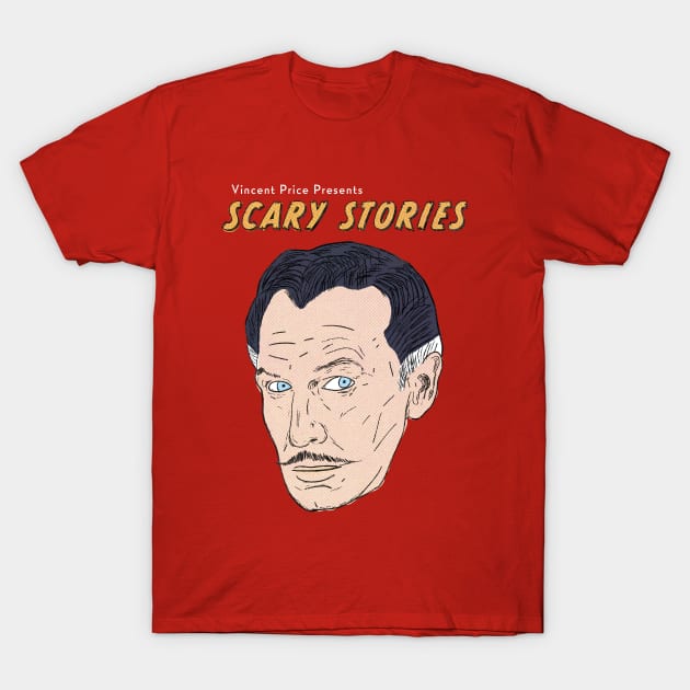 Vincent Price Presents Scary Stories T-Shirt by MovieFunTime